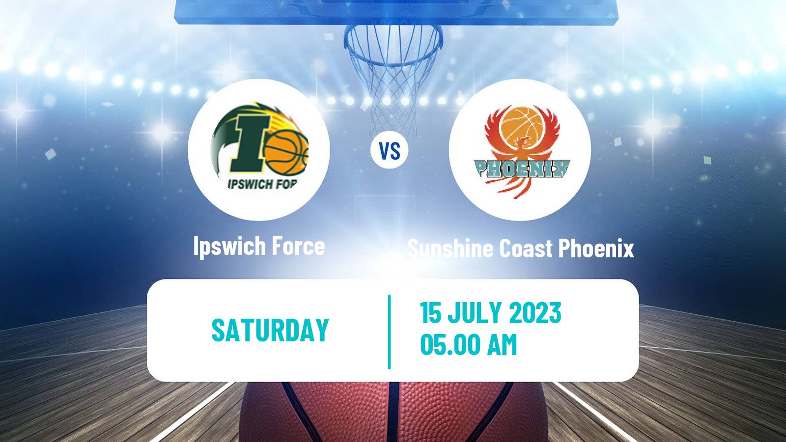 Basketball Australian NBL1 North Ipswich Force - Sunshine Coast Phoenix