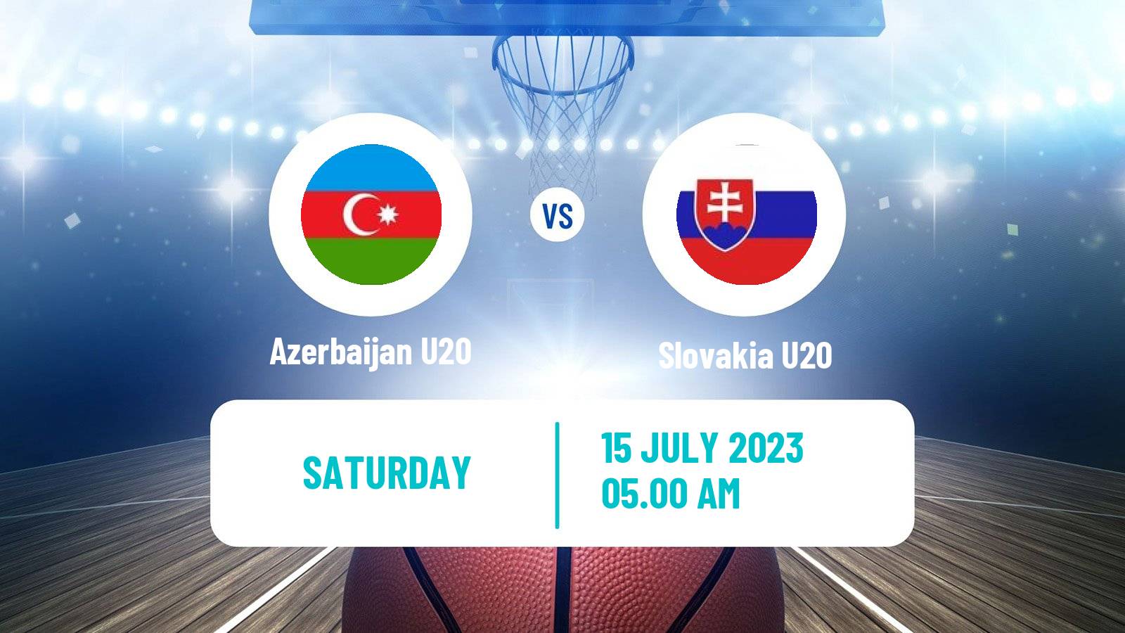 Basketball EuroBasket U20 B Azerbaijan U20 - Slovakia U20