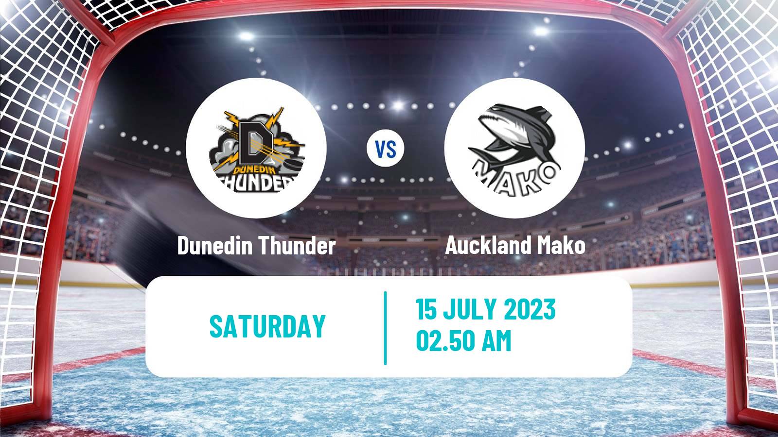 Hockey New Zealand NZIHL Dunedin Thunder - Auckland Mako