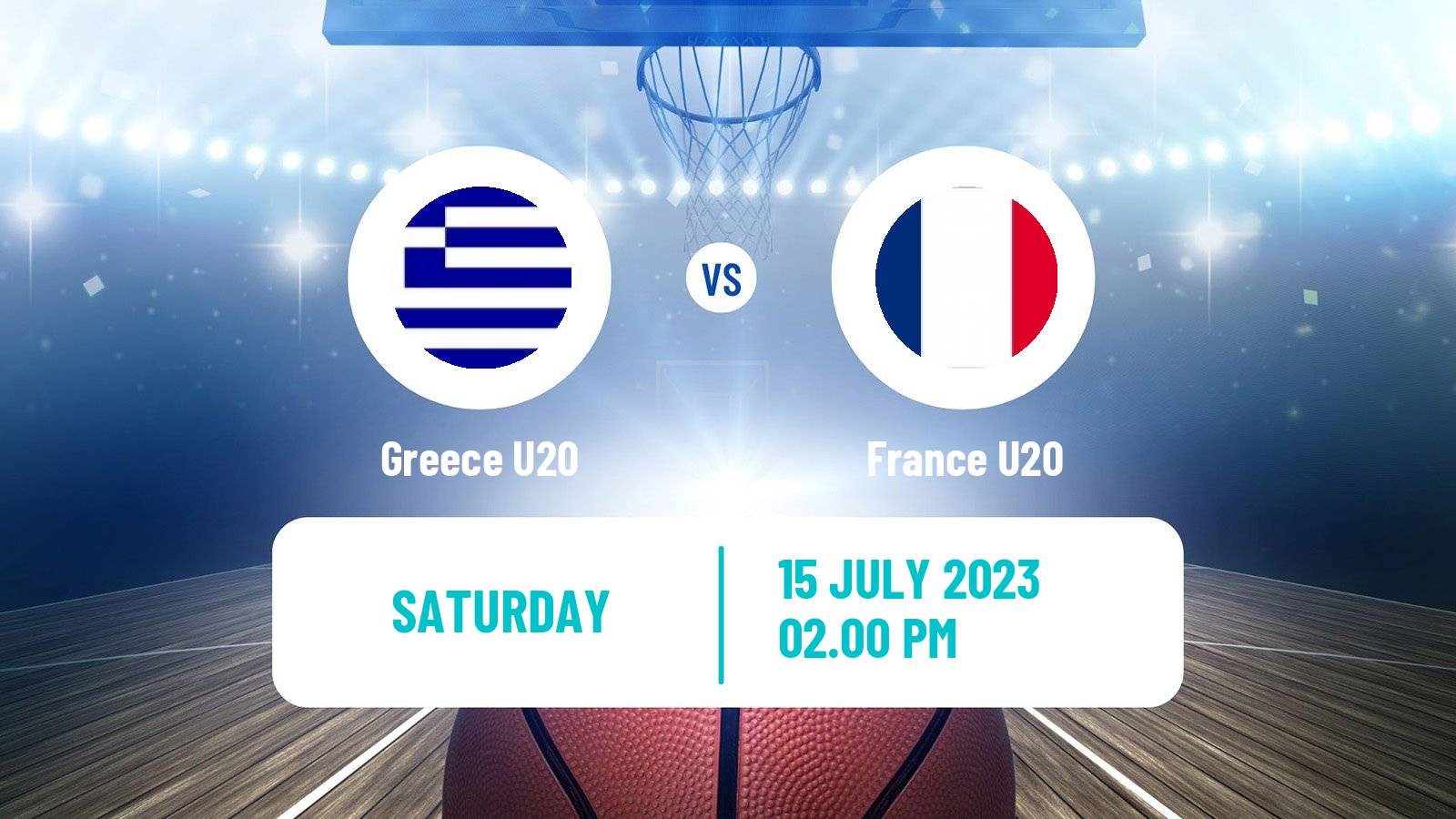 Basketball EuroBasket U20 Greece U20 - France U20