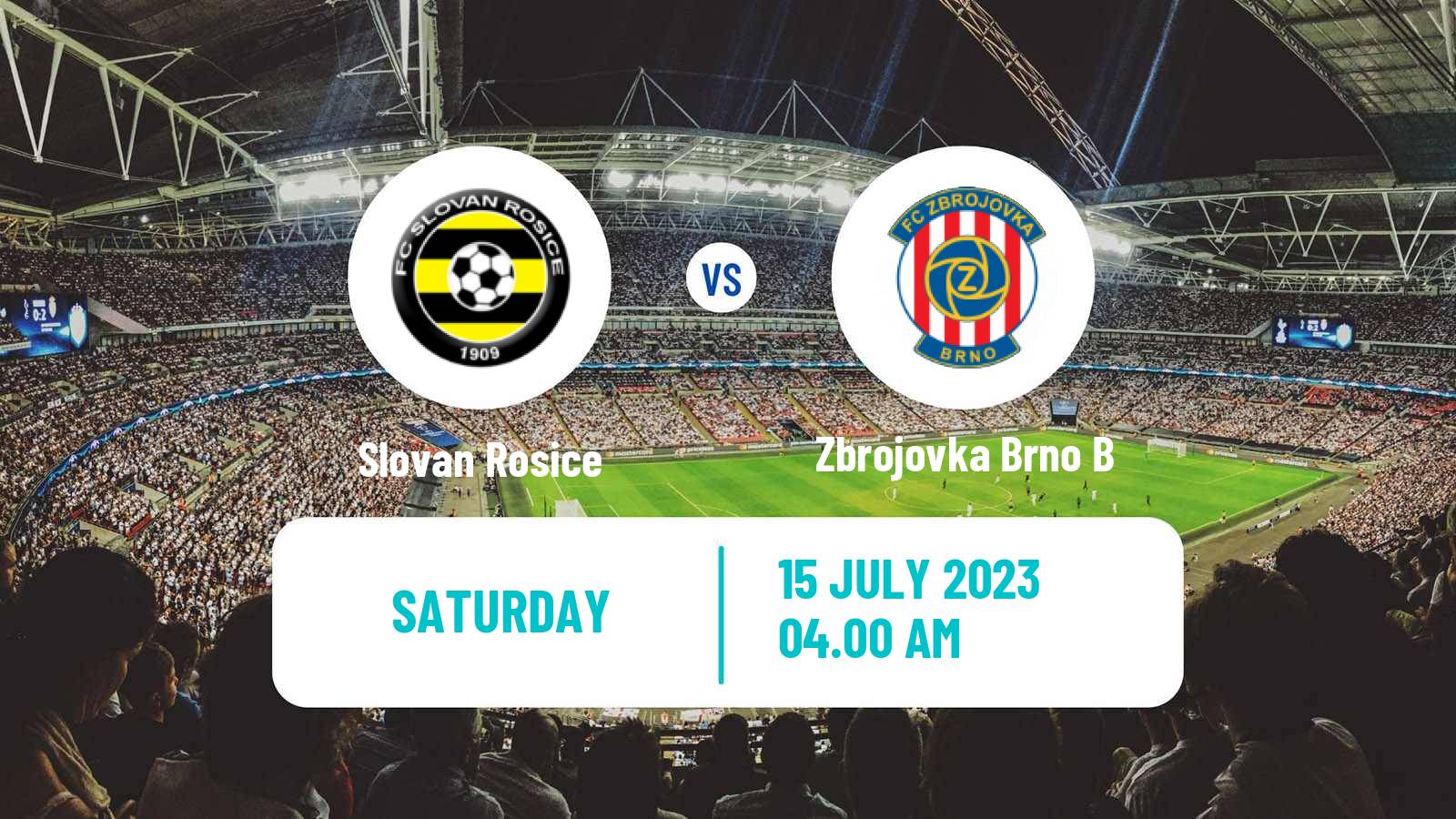 Soccer Club Friendly Slovan Rosice - Zbrojovka Brno B