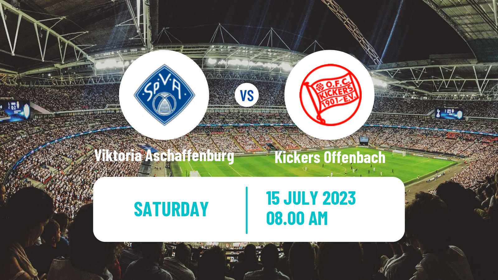 Soccer Club Friendly Viktoria Aschaffenburg - Kickers Offenbach