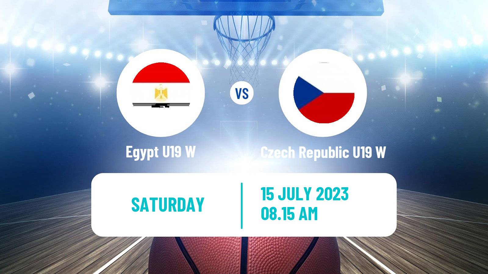 Basketball World Championship U19 Basketball Women Egypt U19 W - Czech Republic U19 W