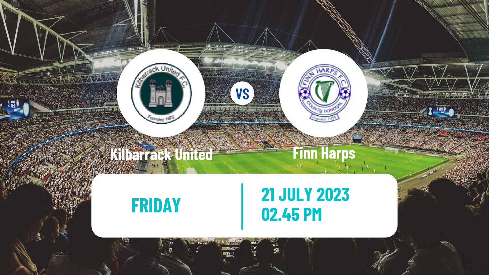 Soccer Irish FAI Cup Kilbarrack United - Finn Harps