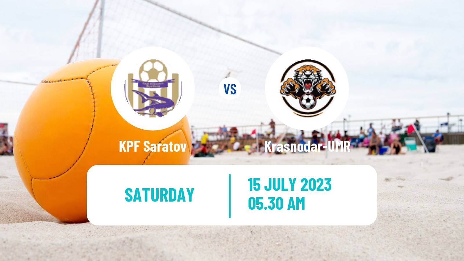 Beach soccer Superliga KPF Saratov - Krasnodar-UMR
