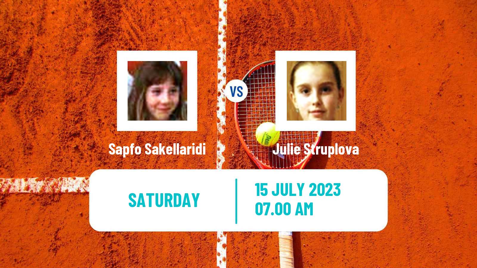 Tennis ITF W25 Aschaffenburg Women Sapfo Sakellaridi - Julie Struplova