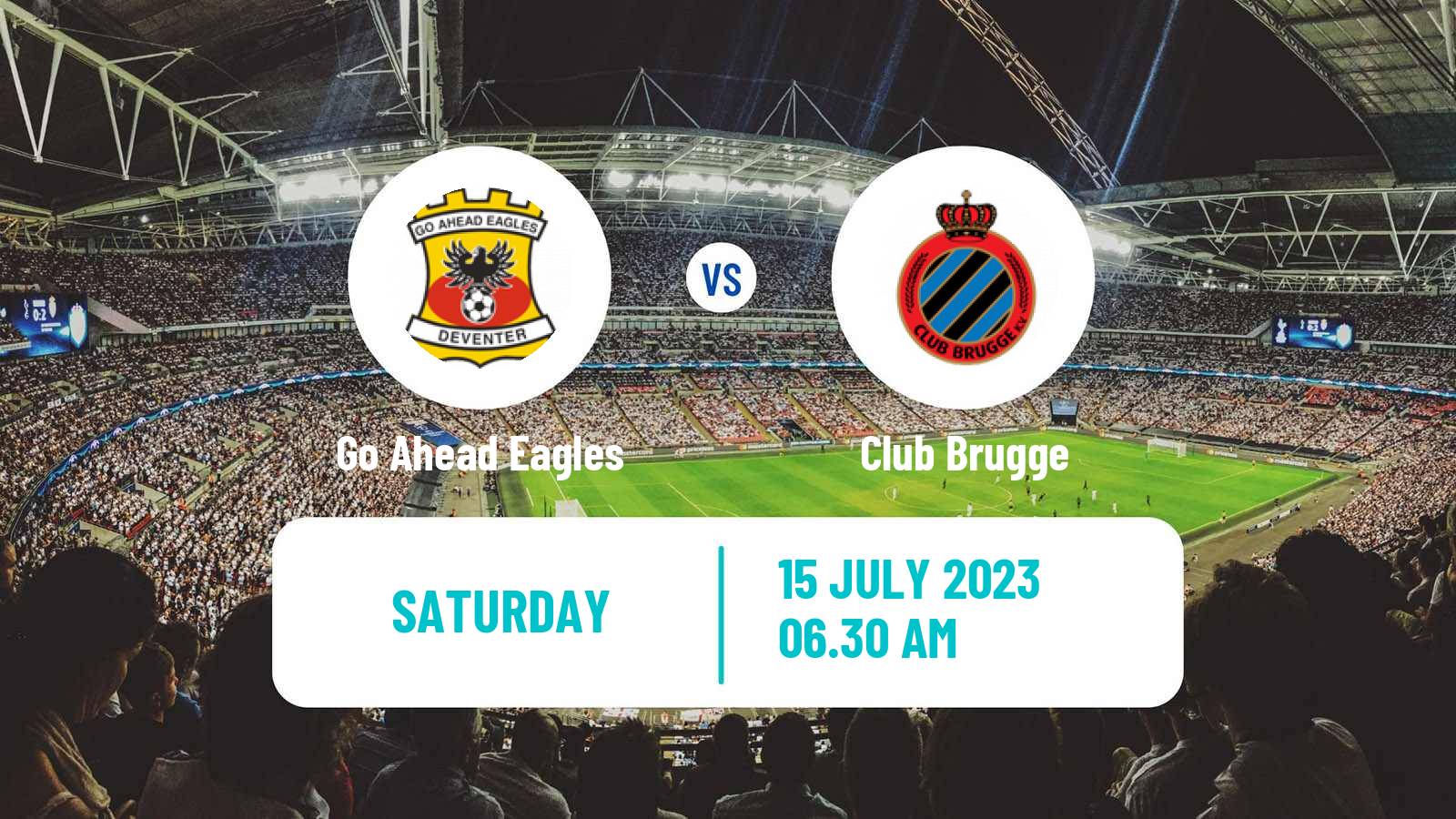 Soccer Club Friendly Go Ahead Eagles - Club Brugge