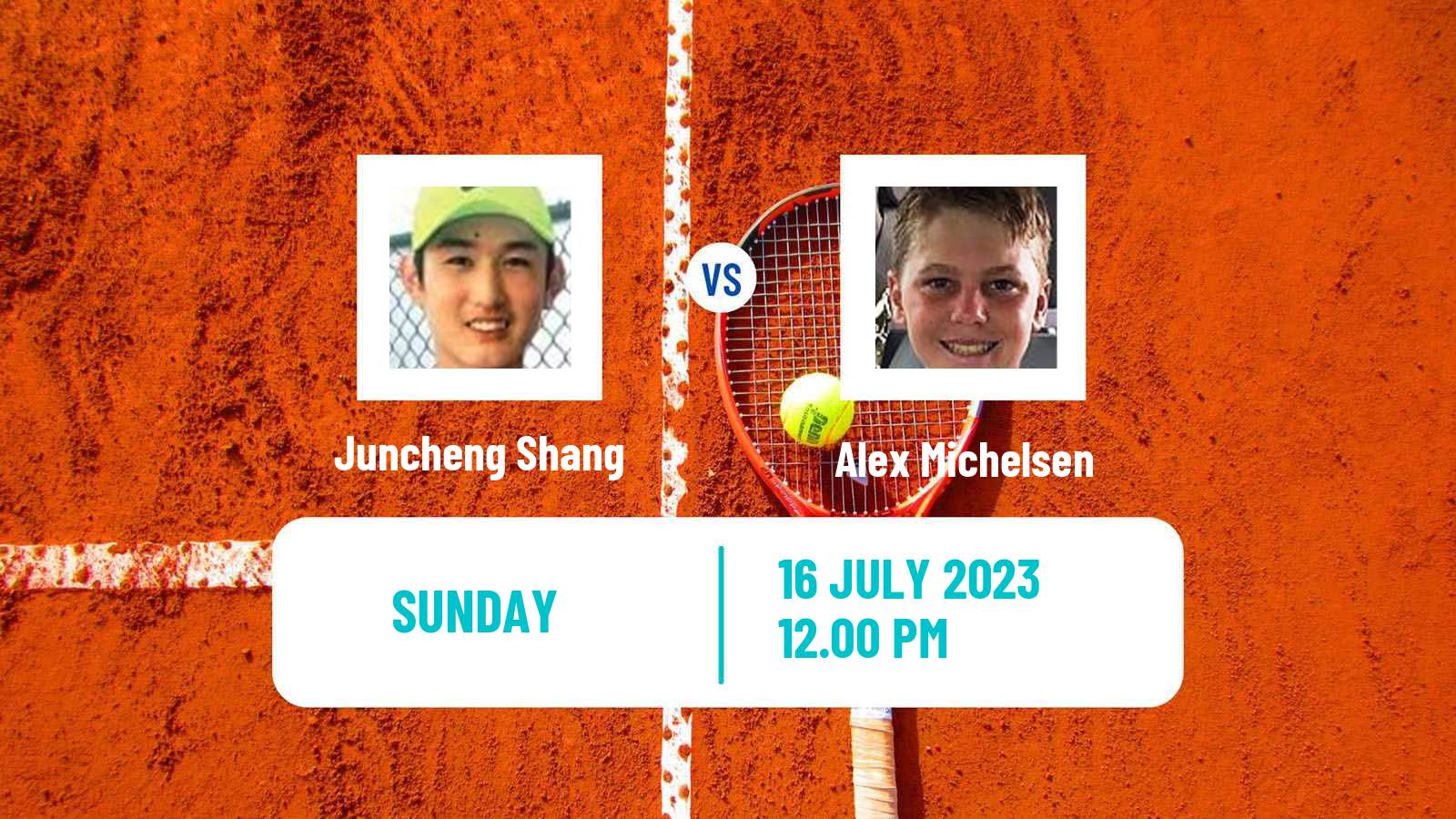 Tennis Chicago Challenger Men Juncheng Shang - Alex Michelsen