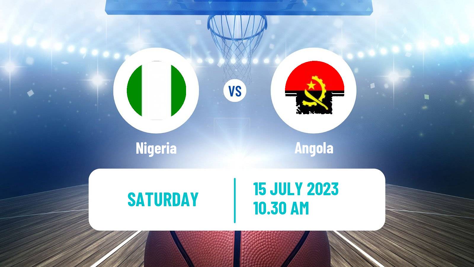 Basketball AfroCan Basketball Nigeria - Angola