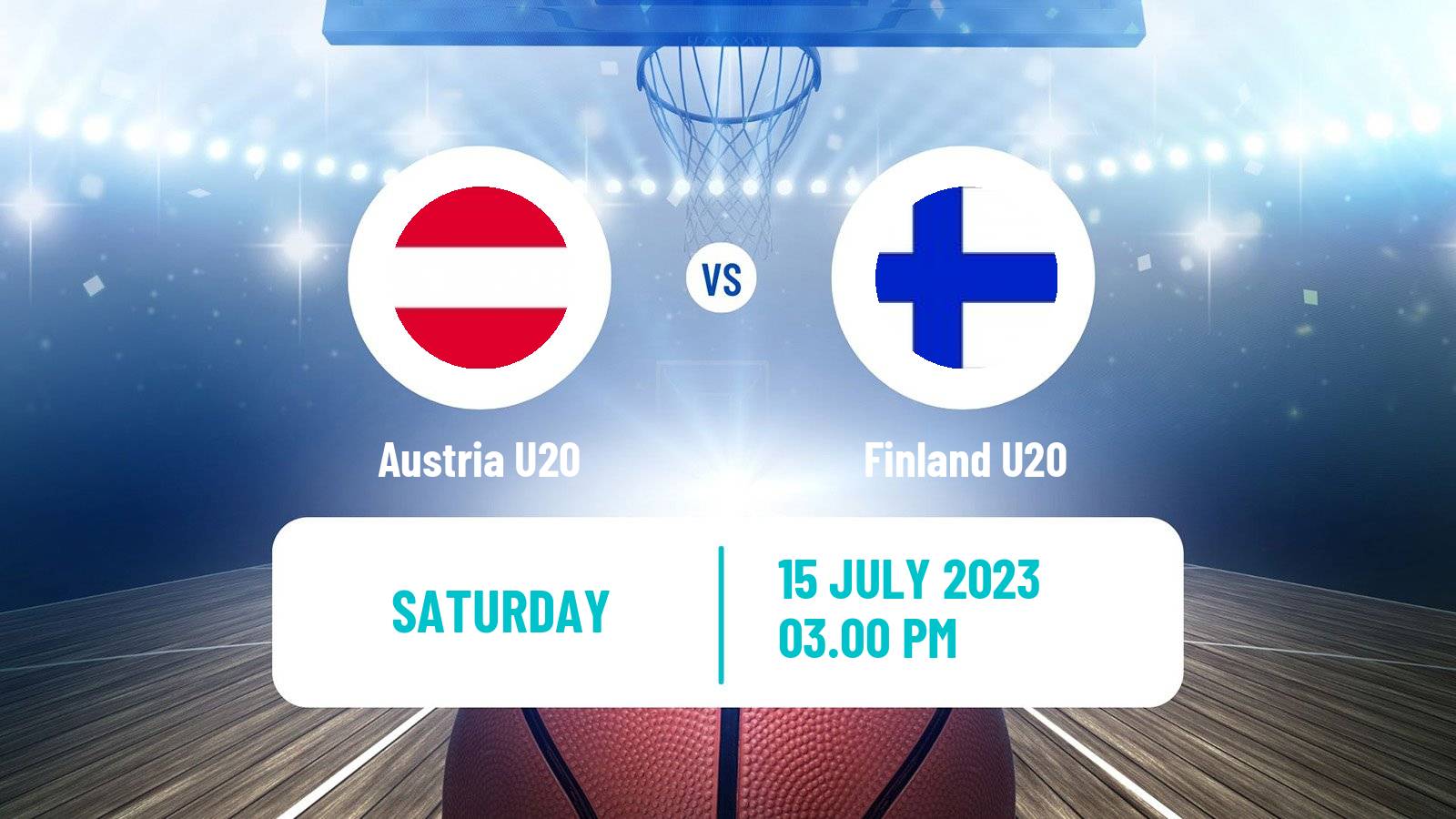 Basketball EuroBasket U20 B Austria U20 - Finland U20