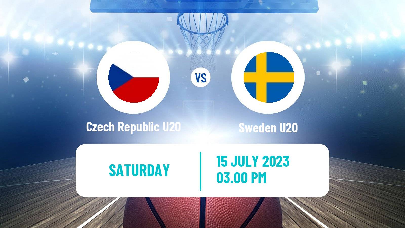 Basketball EuroBasket U20 B Czech Republic U20 - Sweden U20