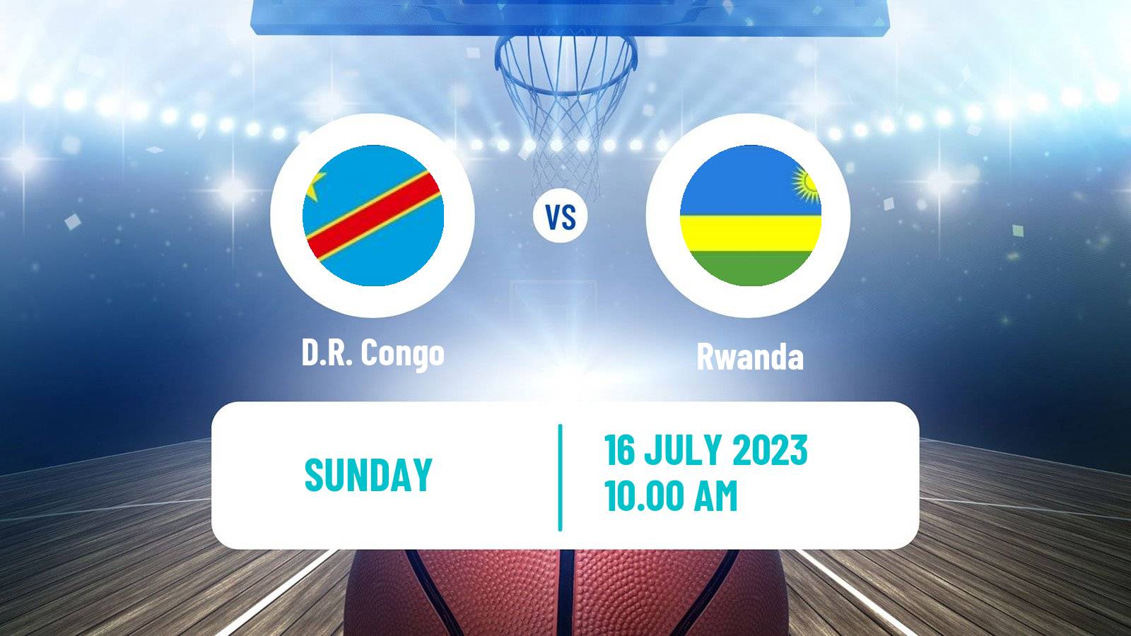 Basketball AfroCan Basketball D.R. Congo - Rwanda