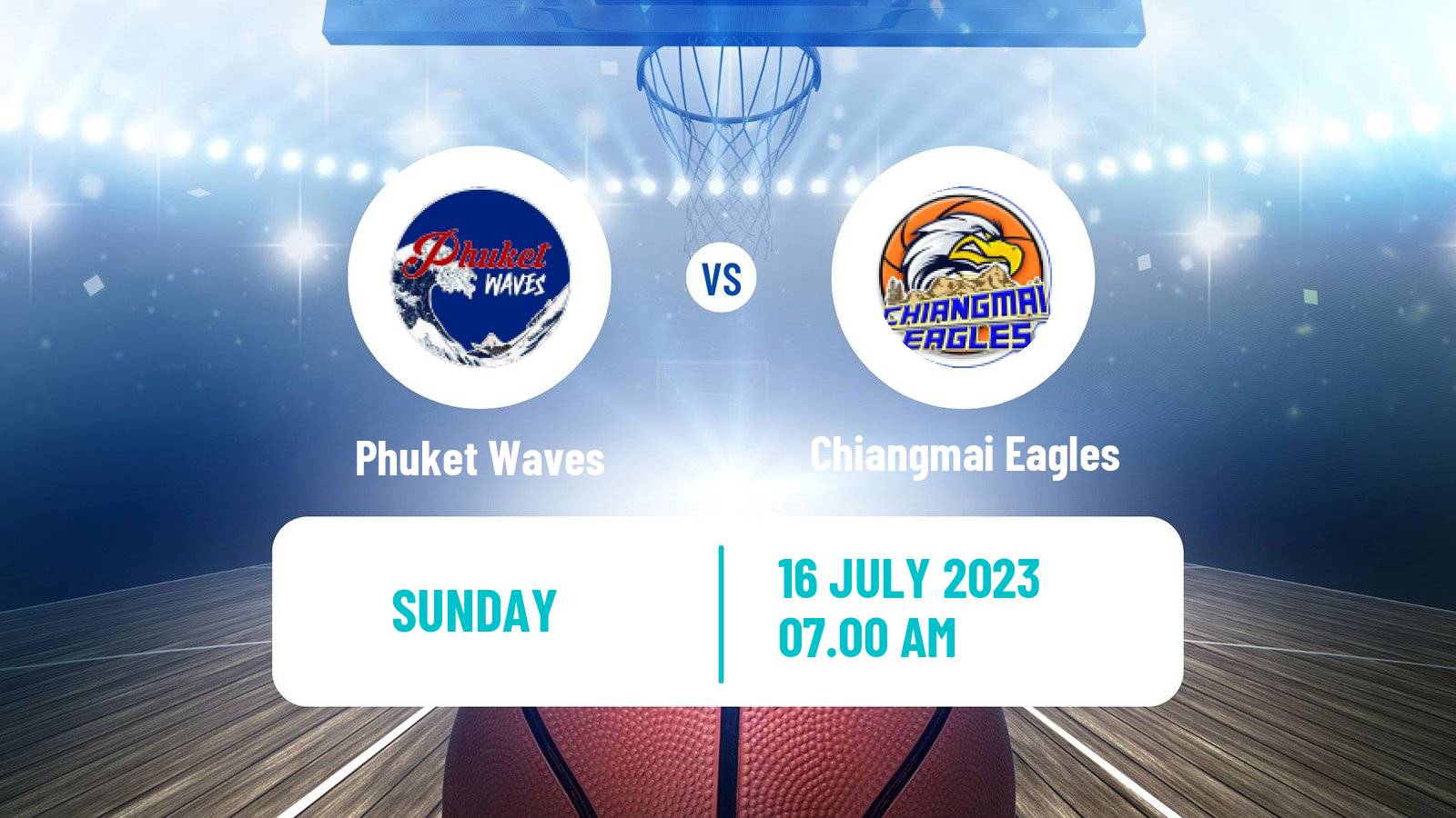 Basketball Thai TBL Phuket Waves - Chiangmai Eagles