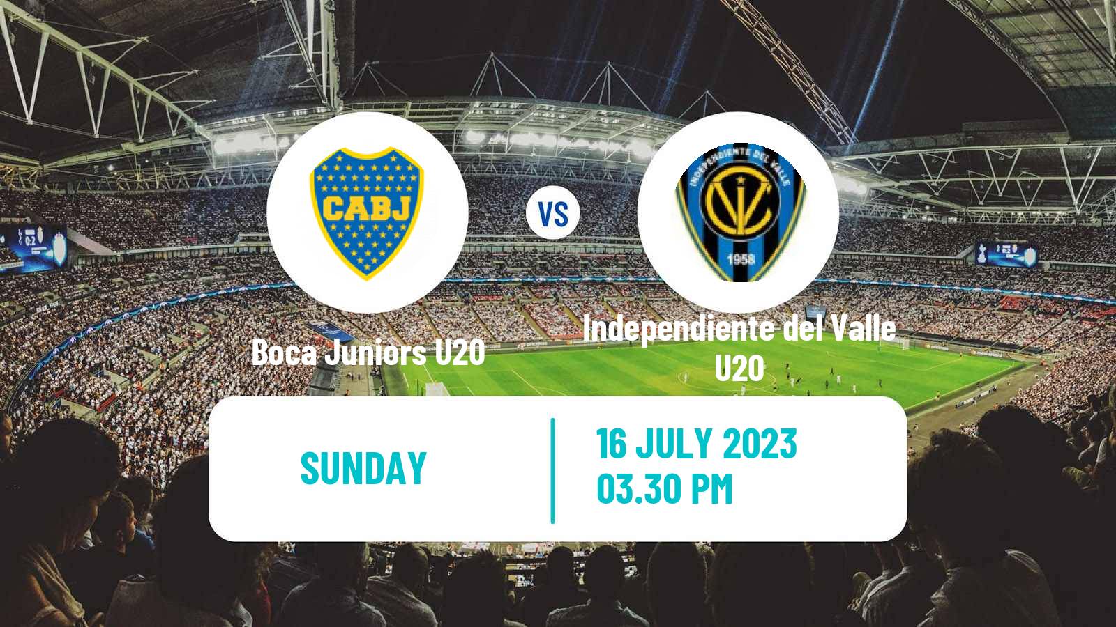 Soccer Copa Libertadores U20 Boca Juniors U20 - Independiente del Valle U20