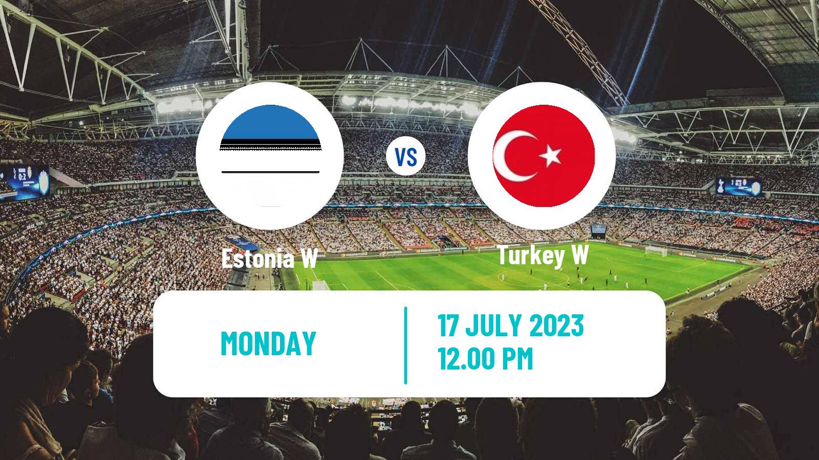 Soccer Friendly International Women Estonia W - Turkey W