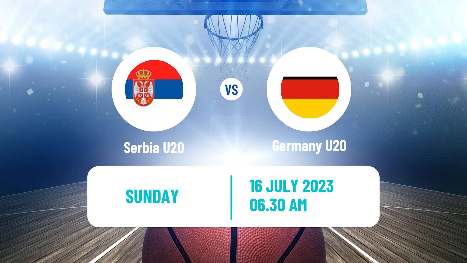 Basketball EuroBasket U20 Serbia U20 - Germany U20