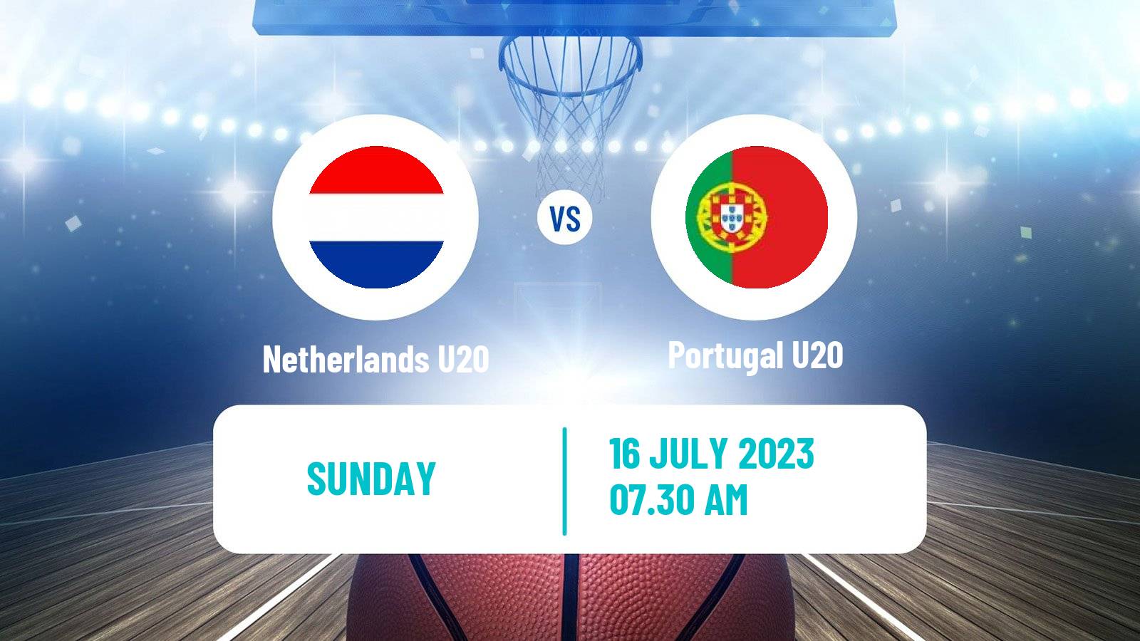 Basketball EuroBasket U20 B Netherlands U20 - Portugal U20