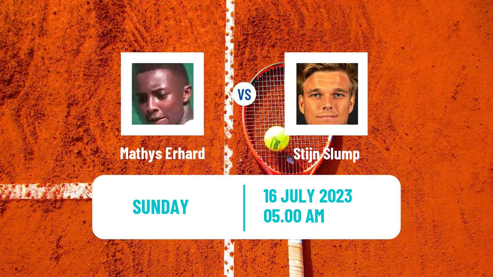 Tennis Amersfoort Challenger Men Mathys Erhard - Stijn Slump
