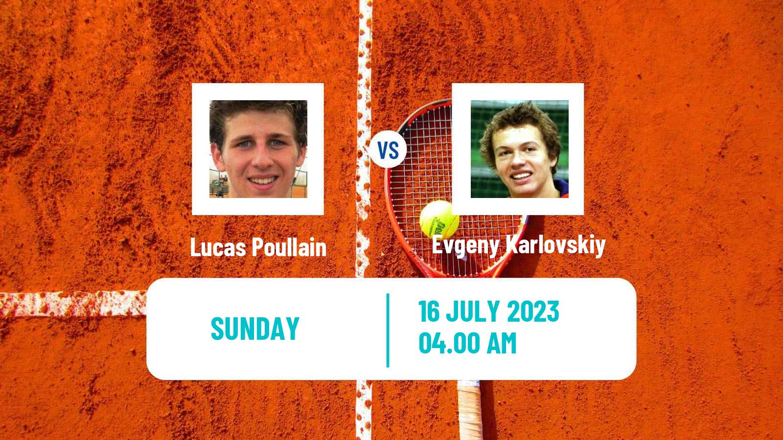 Tennis Pozoblanco Challenger Men Lucas Poullain - Evgeny Karlovskiy