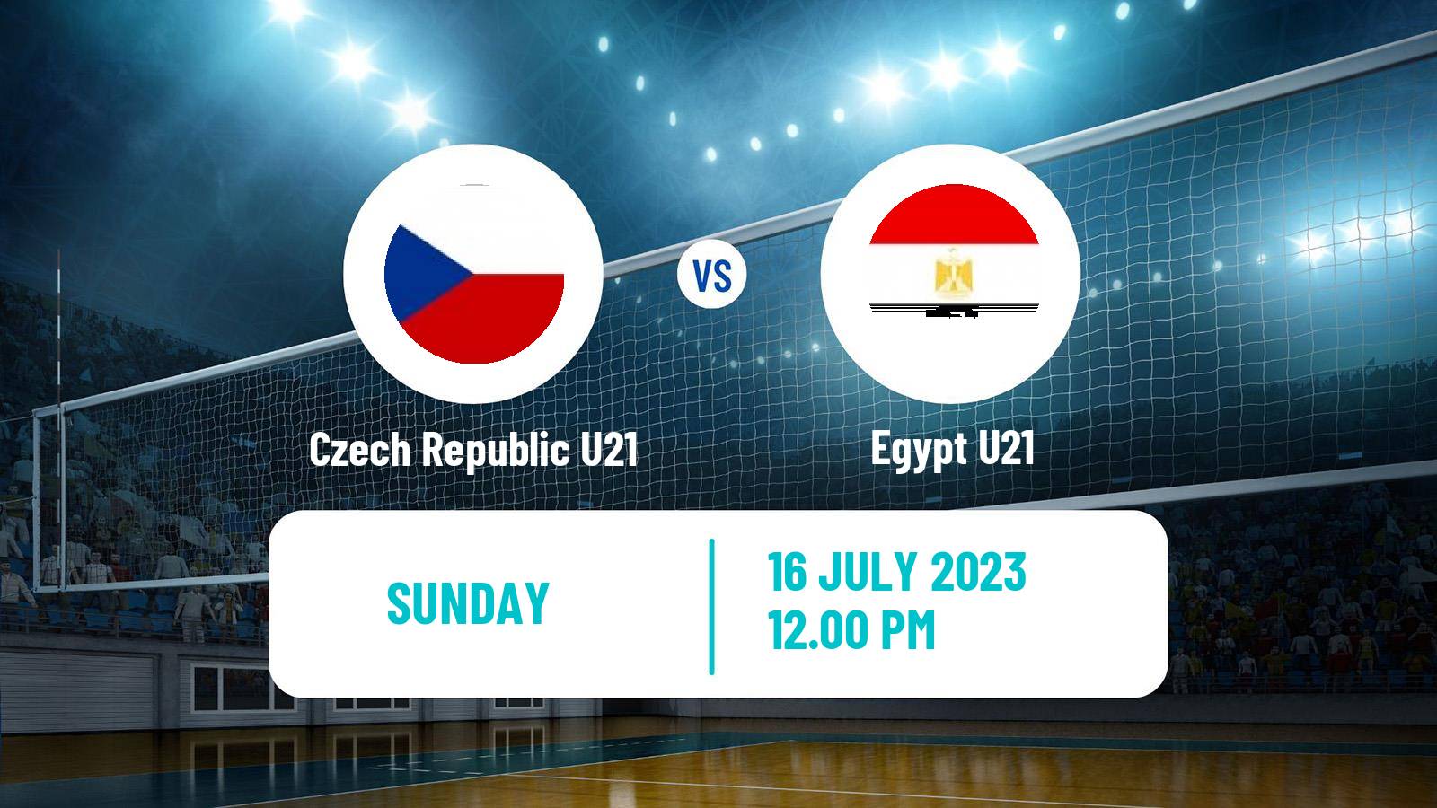 Volleyball World Championship U21 Volleyball Czech Republic U21 - Egypt U21