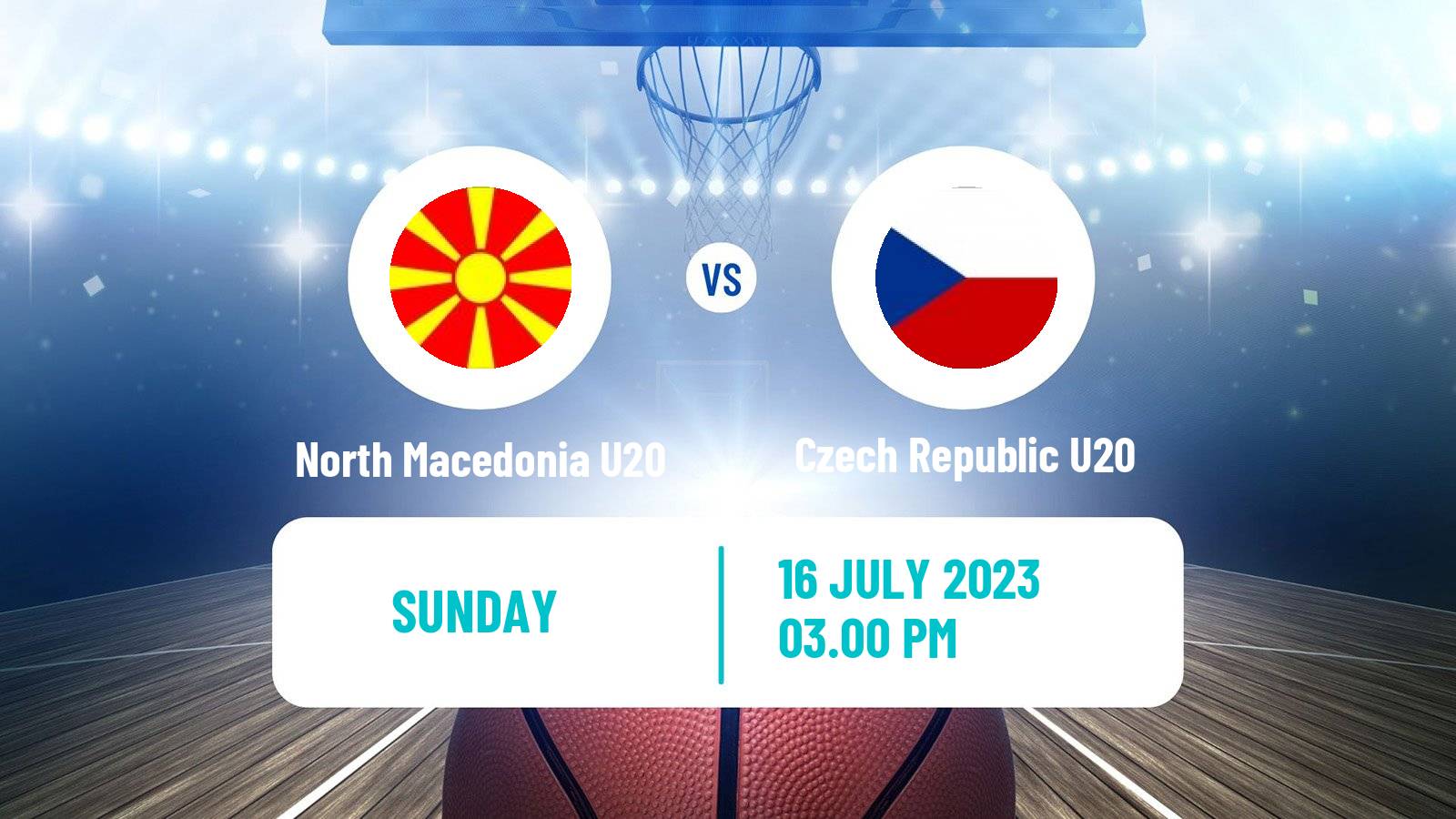 Basketball EuroBasket U20 B North Macedonia U20 - Czech Republic U20