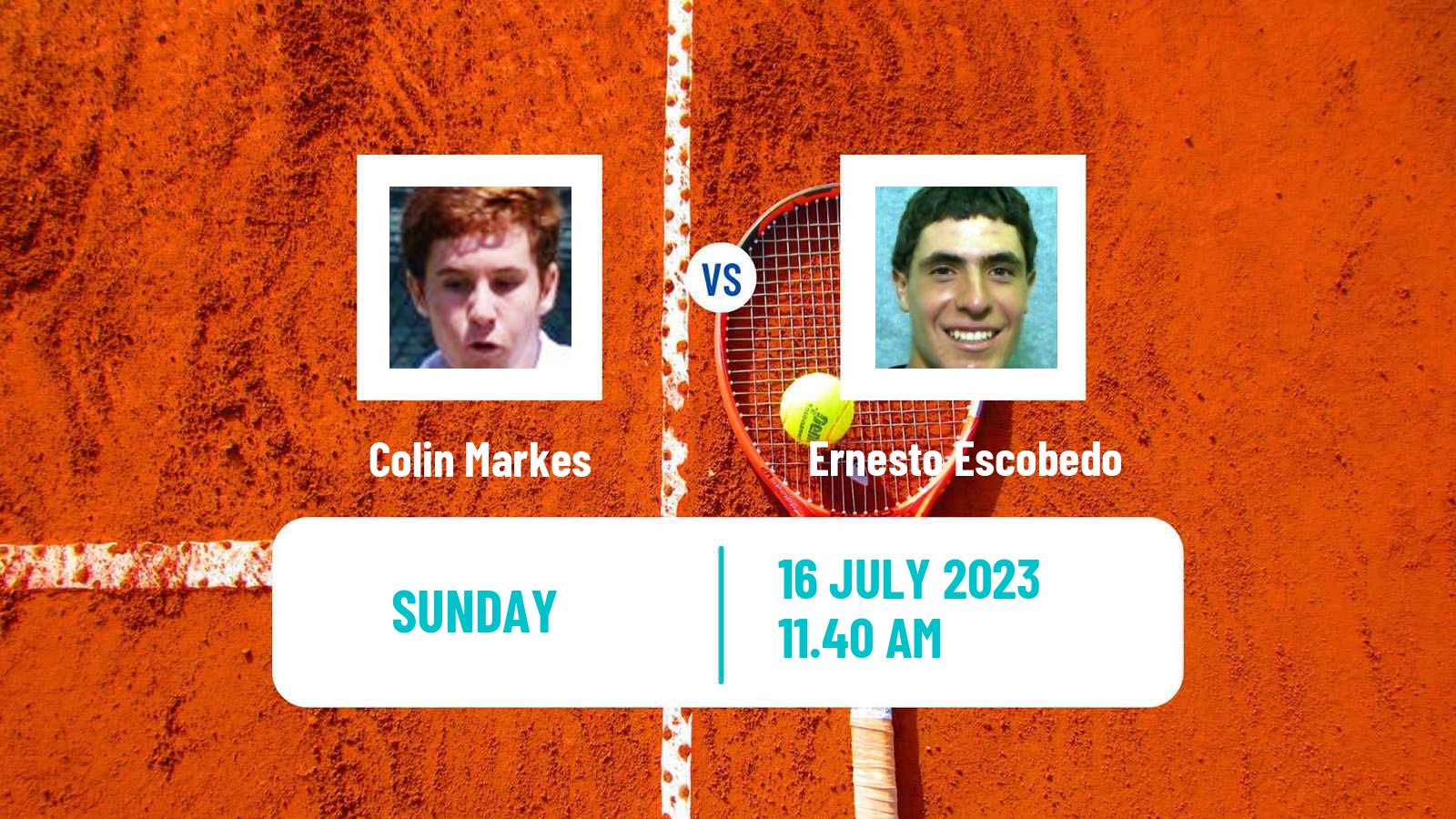 Tennis Granby Challenger Men Colin Markes - Ernesto Escobedo