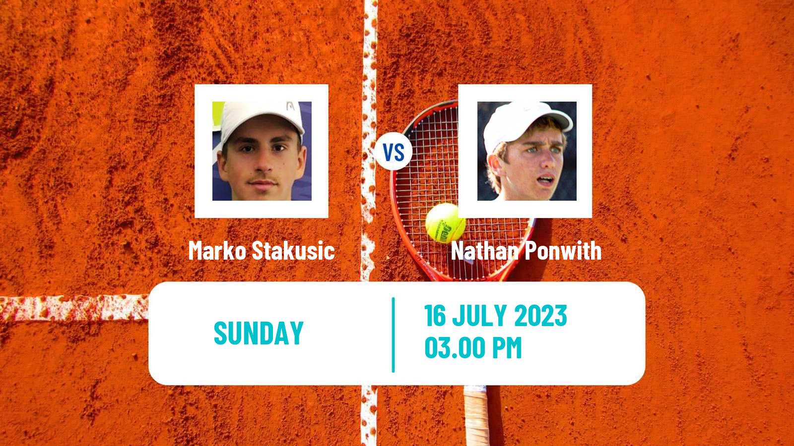 Tennis Granby Challenger Men Marko Stakusic - Nathan Ponwith