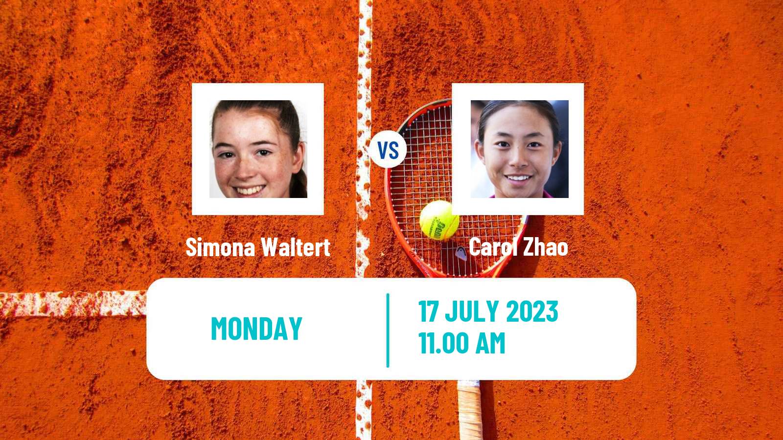 Tennis Iasi Challenger Women Simona Waltert - Carol Zhao