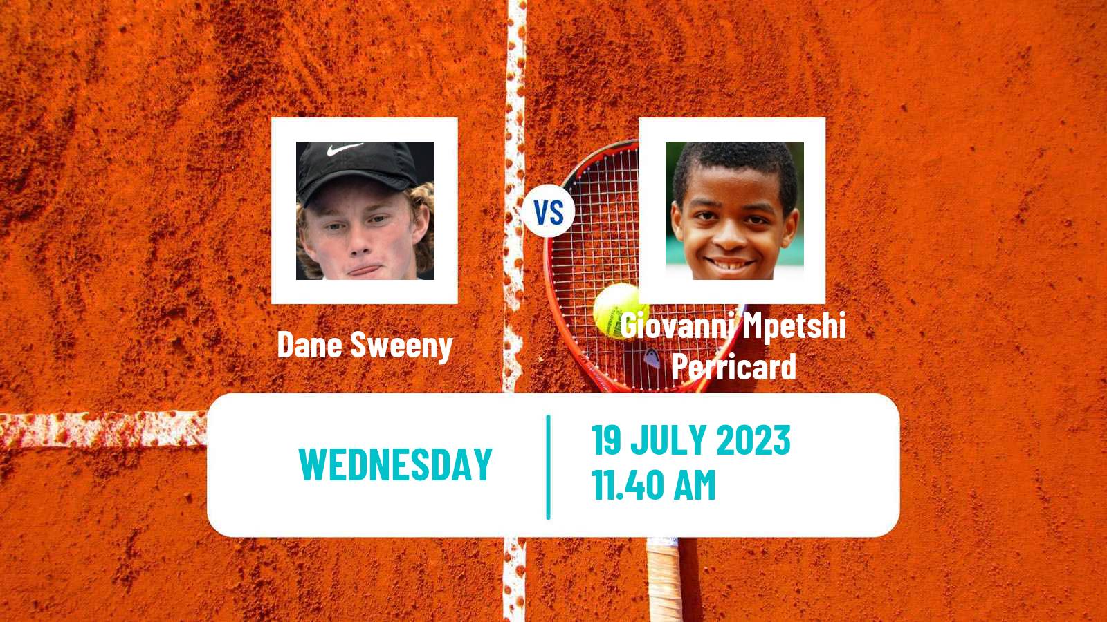 Tennis Granby Challenger Men Dane Sweeny - Giovanni Mpetshi Perricard