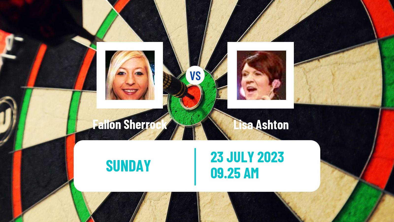 Darts Women S World Matchplay Fallon Sherrock - Lisa Ashton