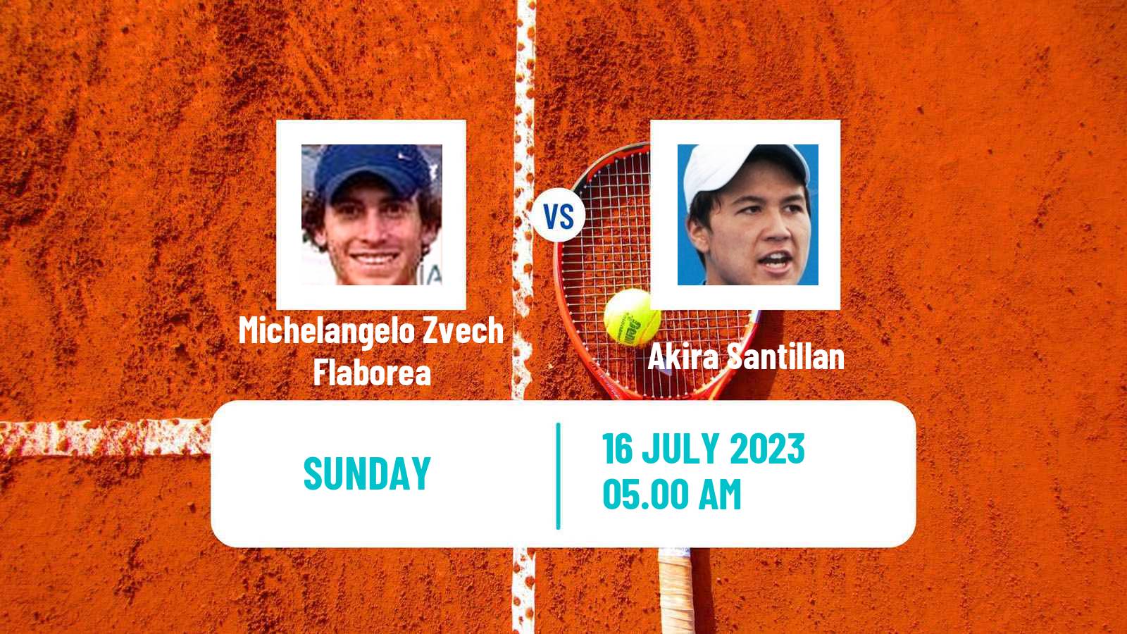 Tennis Trieste Challenger Men Michelangelo Zvech Flaborea - Akira Santillan