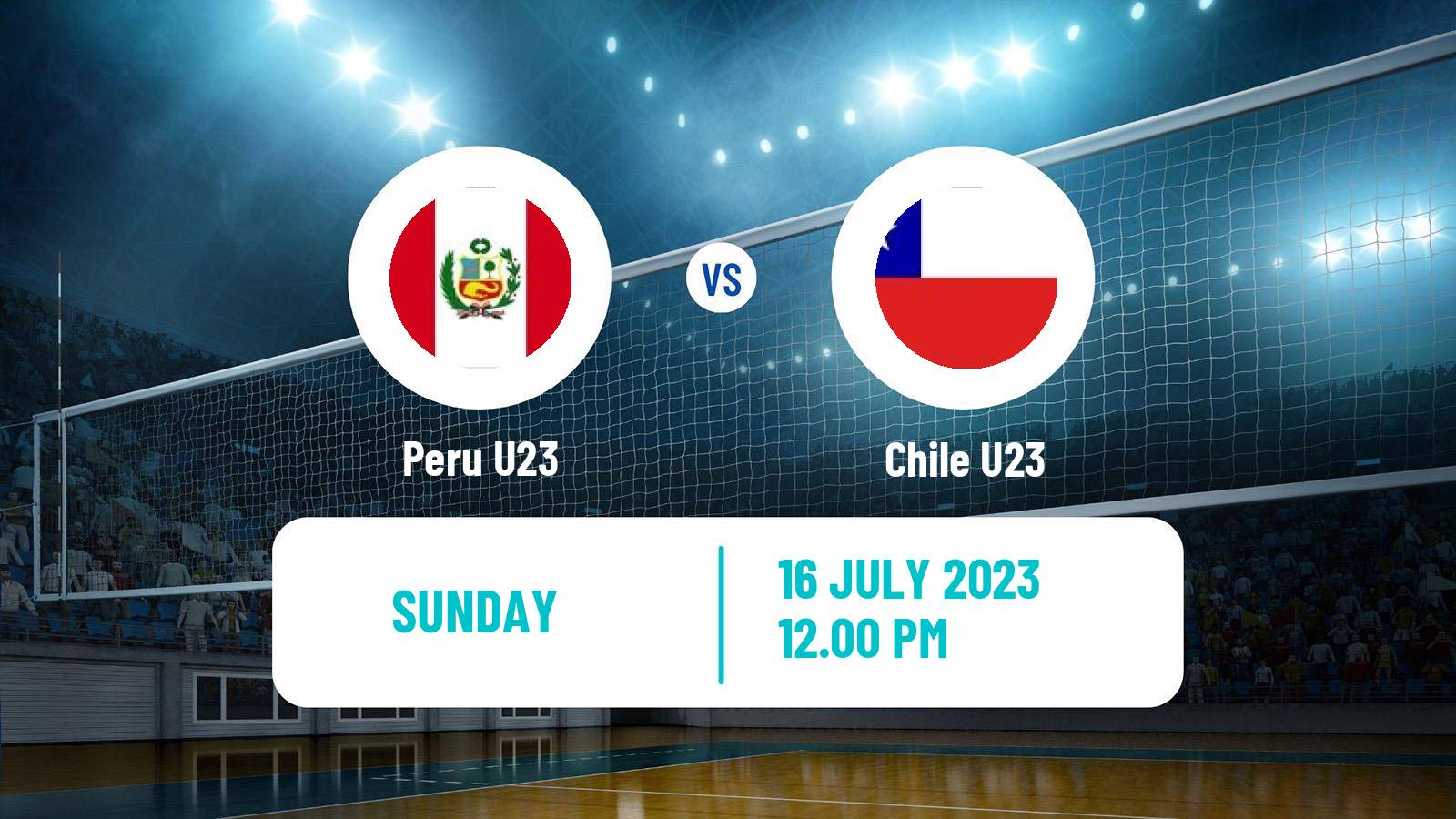 Volleyball Pan-American Cup U23 Volleyball Peru U23 - Chile U23