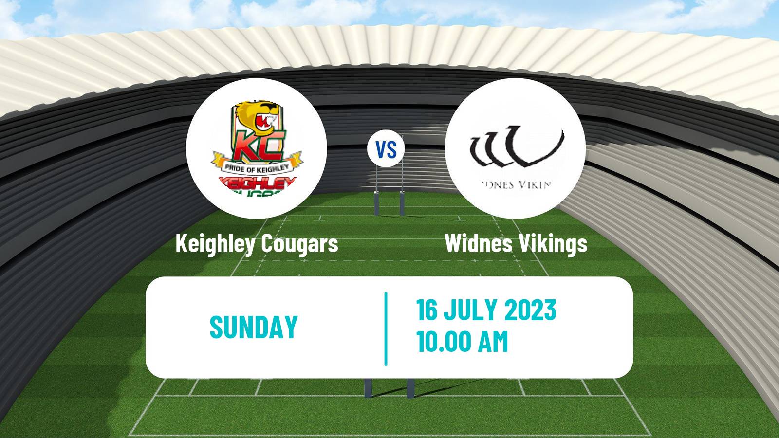 Rugby league English Championship Rugby League Keighley Cougars - Widnes Vikings