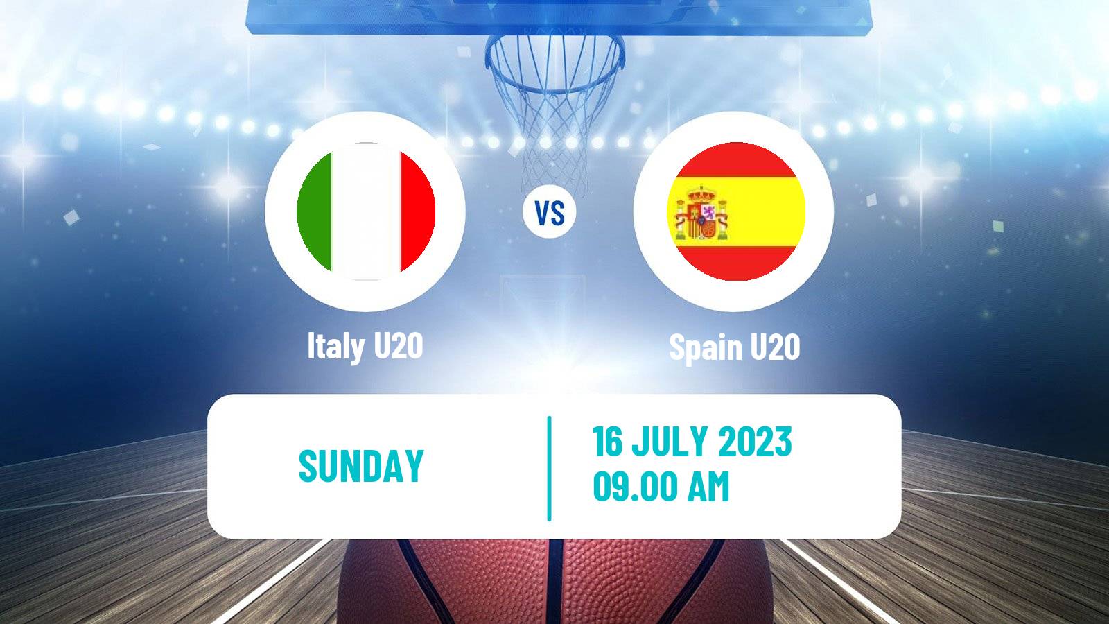 Basketball EuroBasket U20 Italy U20 - Spain U20