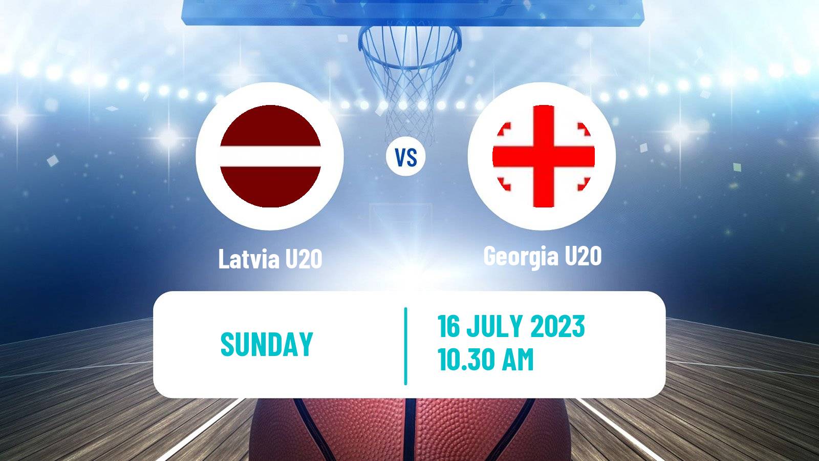 Basketball EuroBasket U20 B Latvia U20 - Georgia U20