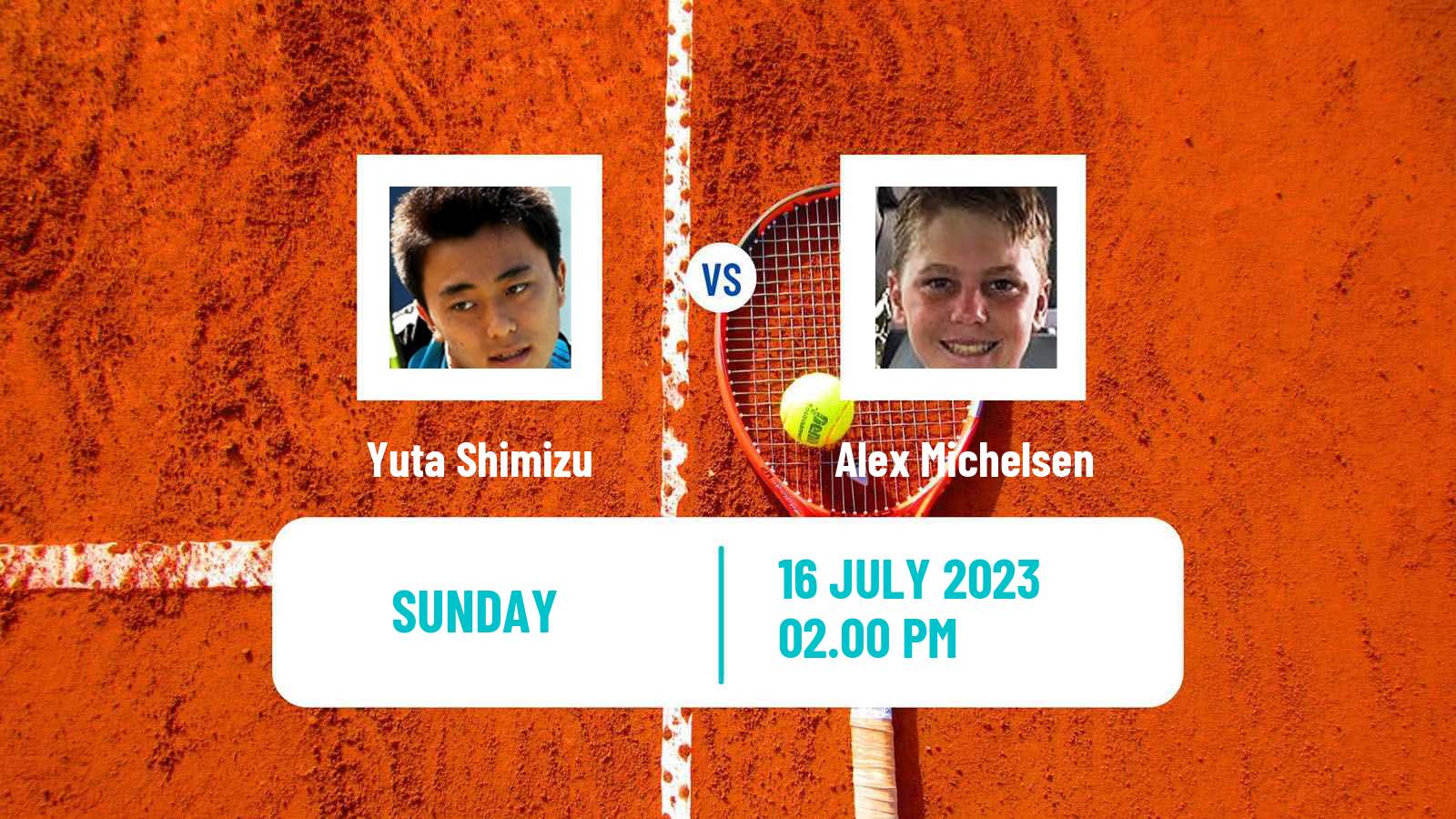 Tennis Chicago Challenger Men Yuta Shimizu - Alex Michelsen