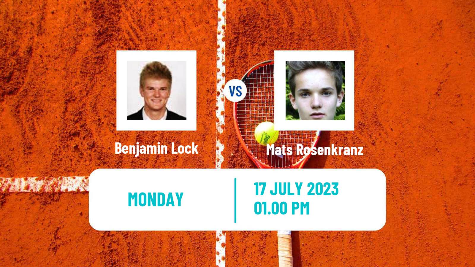 Tennis Pozoblanco Challenger Men Benjamin Lock - Mats Rosenkranz