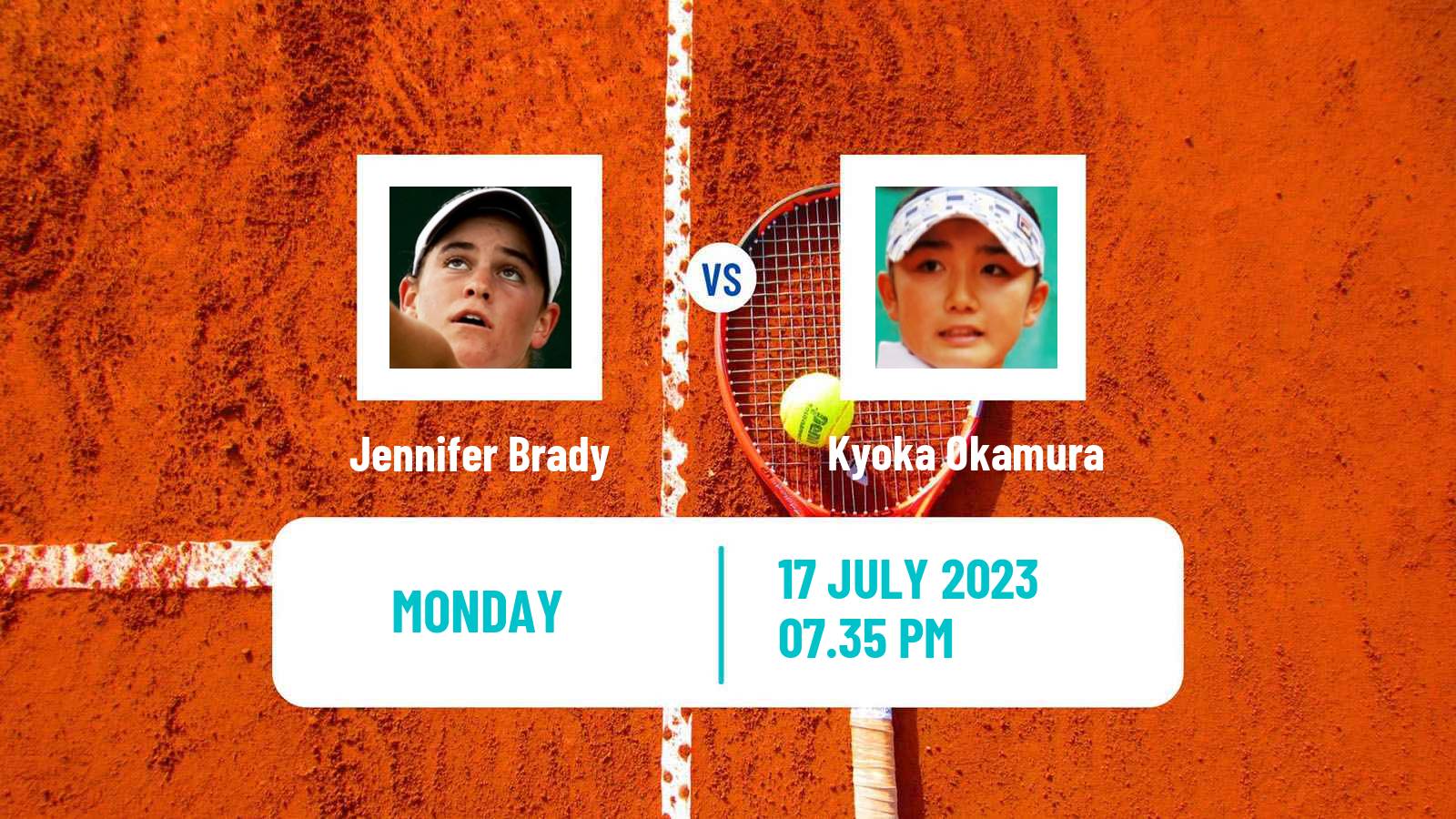 Tennis ITF W100 Granby Women Jennifer Brady - Kyoka Okamura
