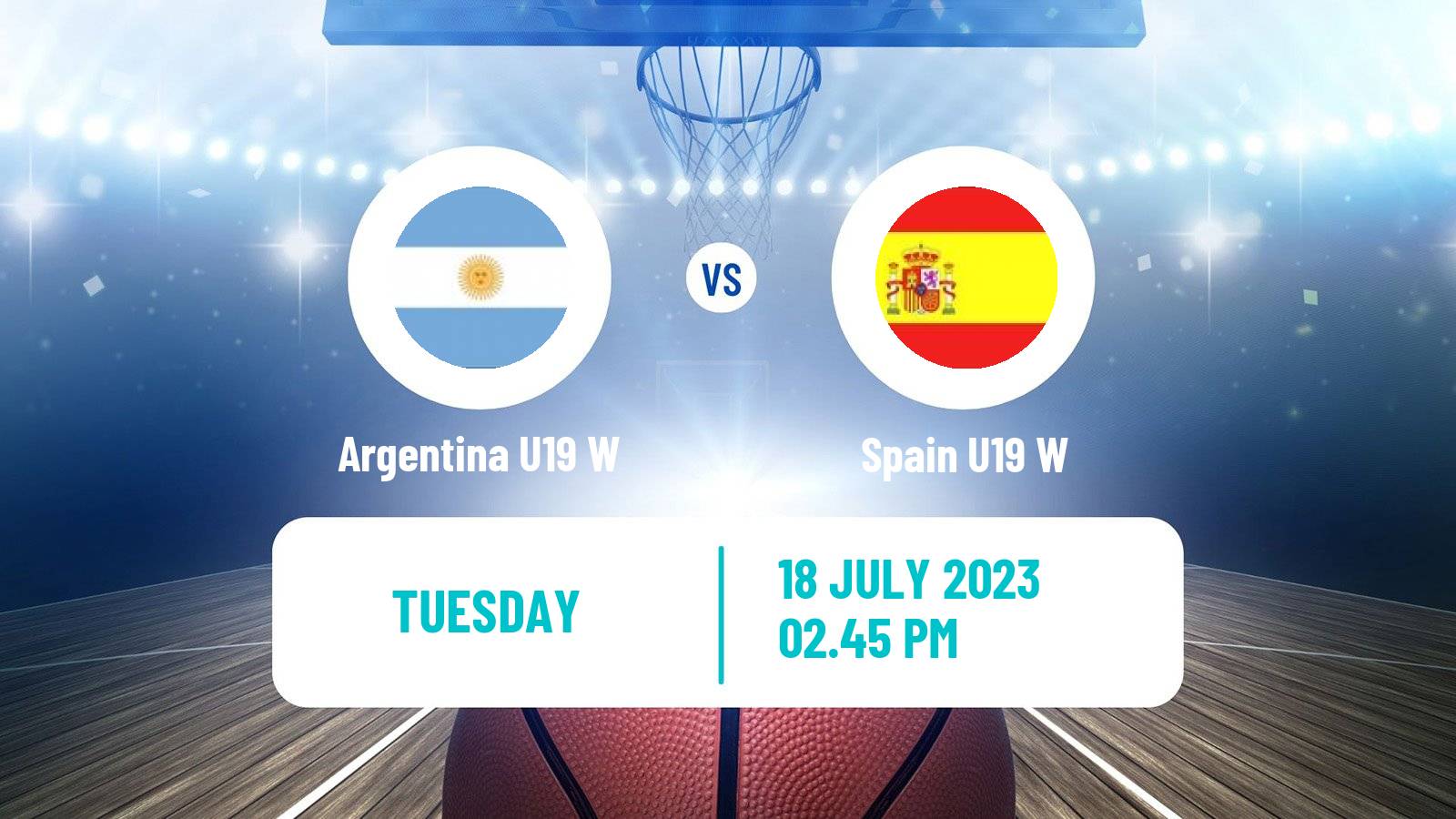 Basketball World Championship U19 Basketball Women Argentina U19 W - Spain U19 W