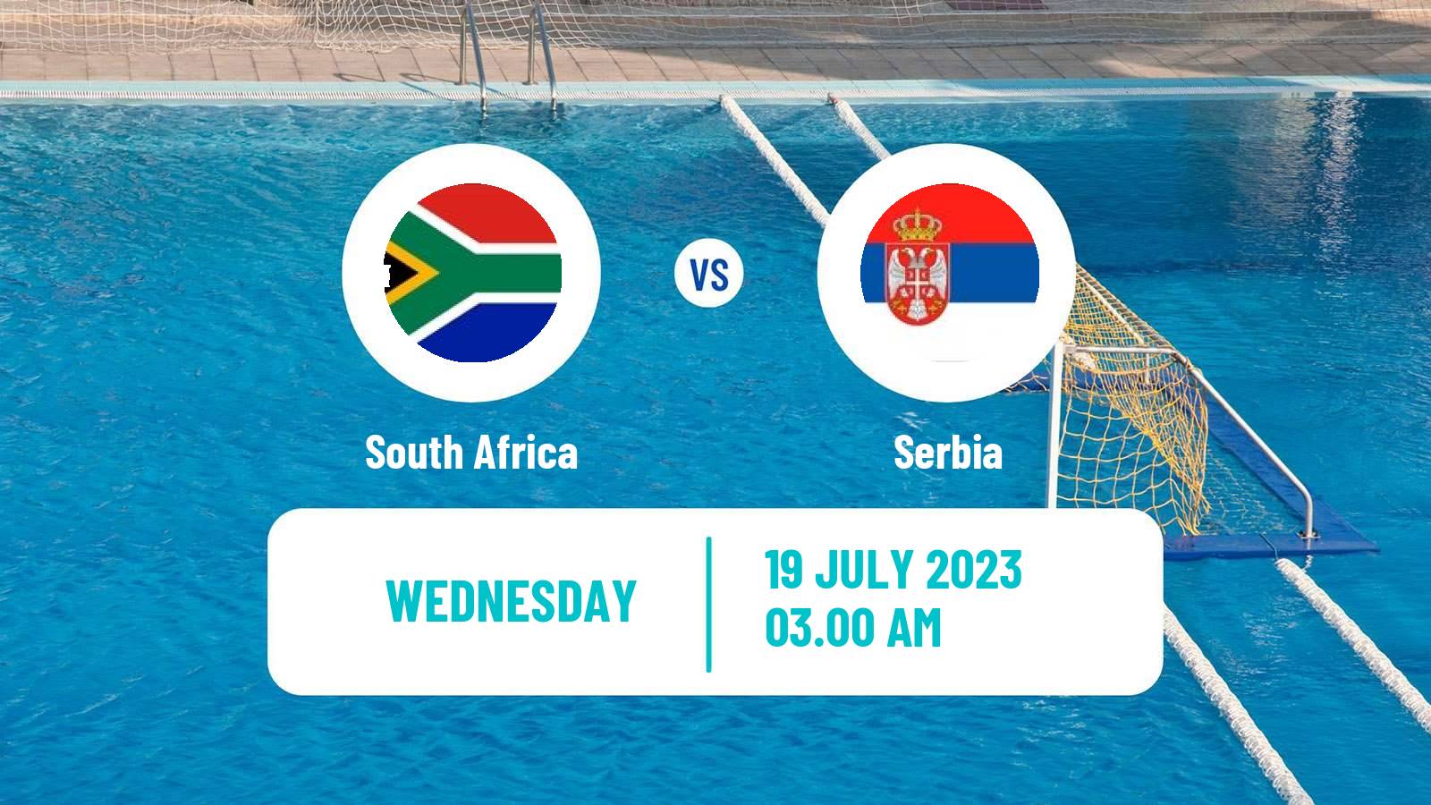 Water polo World Championship Water Polo South Africa - Serbia