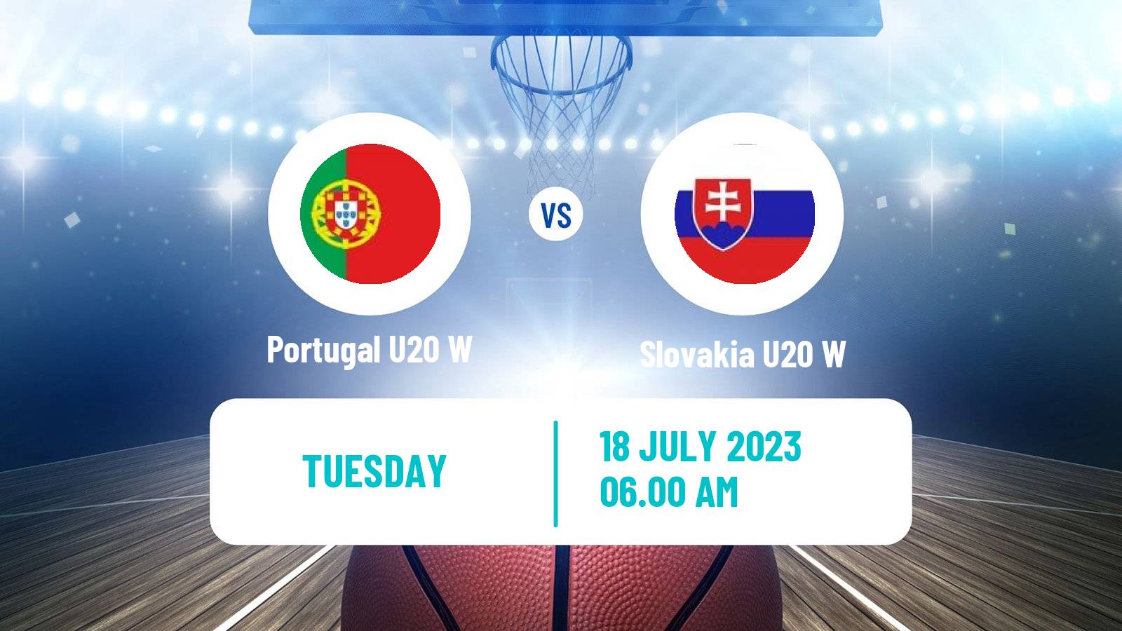 Basketball Friendly International Basketball Women Portugal U20 W - Slovakia U20 W