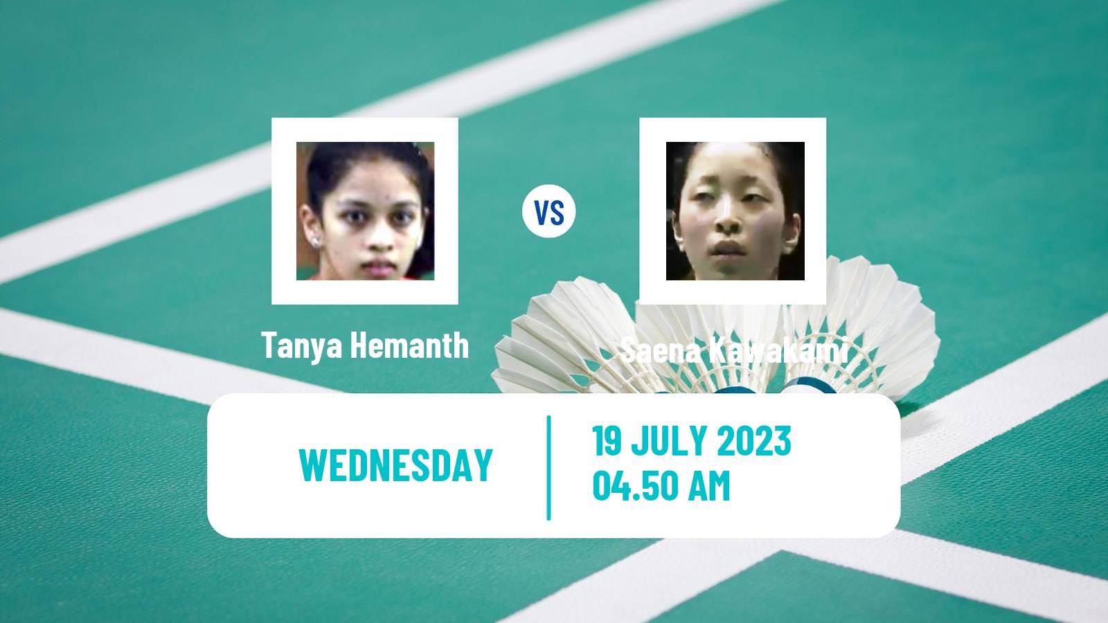 Badminton BWF World Tour Korea Open Women Tanya Hemanth - Saena Kawakami