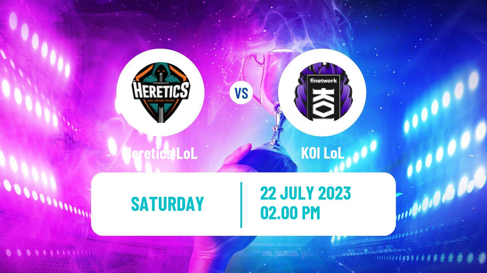 Esports League Of Legends Lec Heretics - KOI