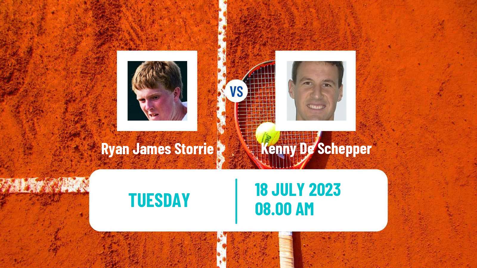 Tennis ITF M25 Roehampton Men Ryan James Storrie - Kenny De Schepper