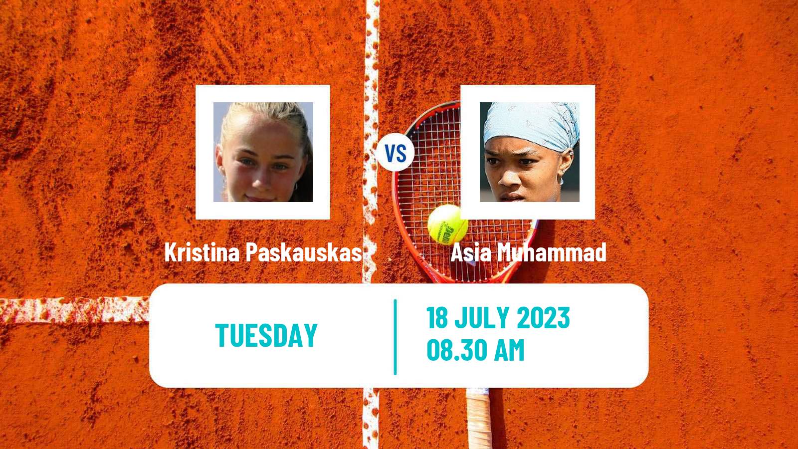 Tennis ITF W25 Roehampton Women Kristina Paskauskas - Asia Muhammad