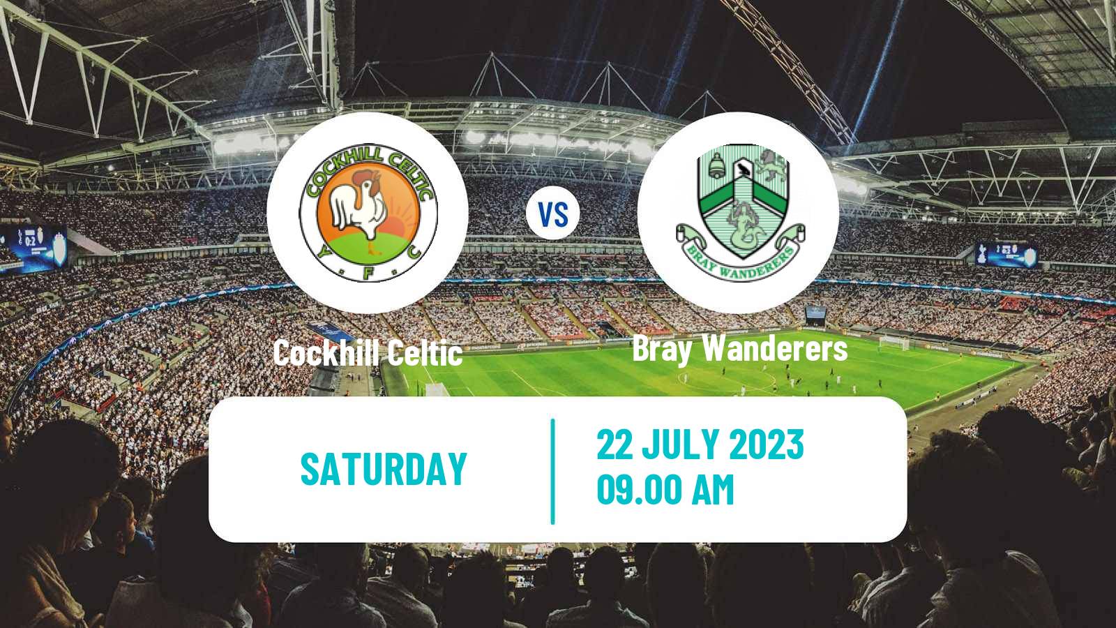 Soccer Irish FAI Cup Cockhill Celtic - Bray Wanderers