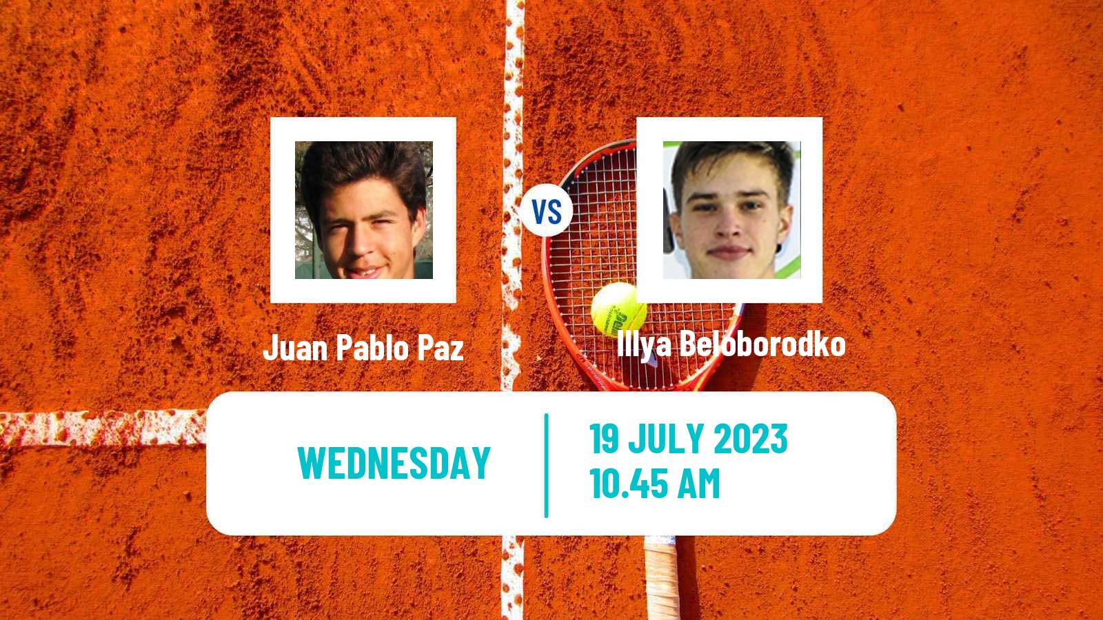 Tennis ITF M15 Uslar Men Juan Pablo Paz - Illya Beloborodko