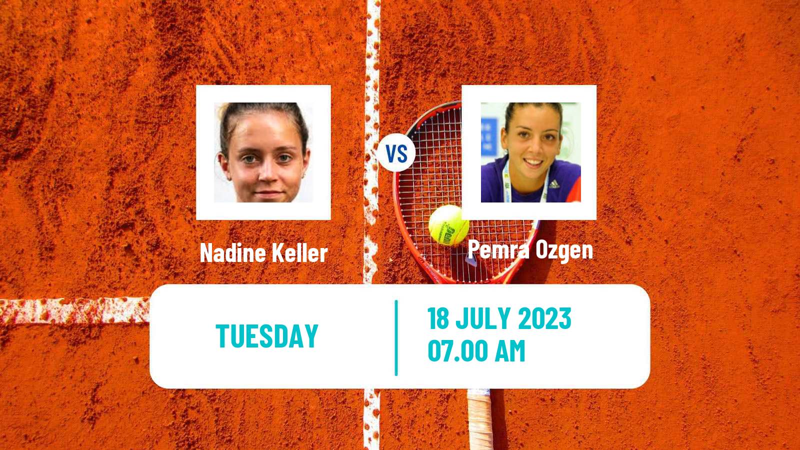 Tennis ITF W40 Porto 3 Women Nadine Keller - Pemra Ozgen