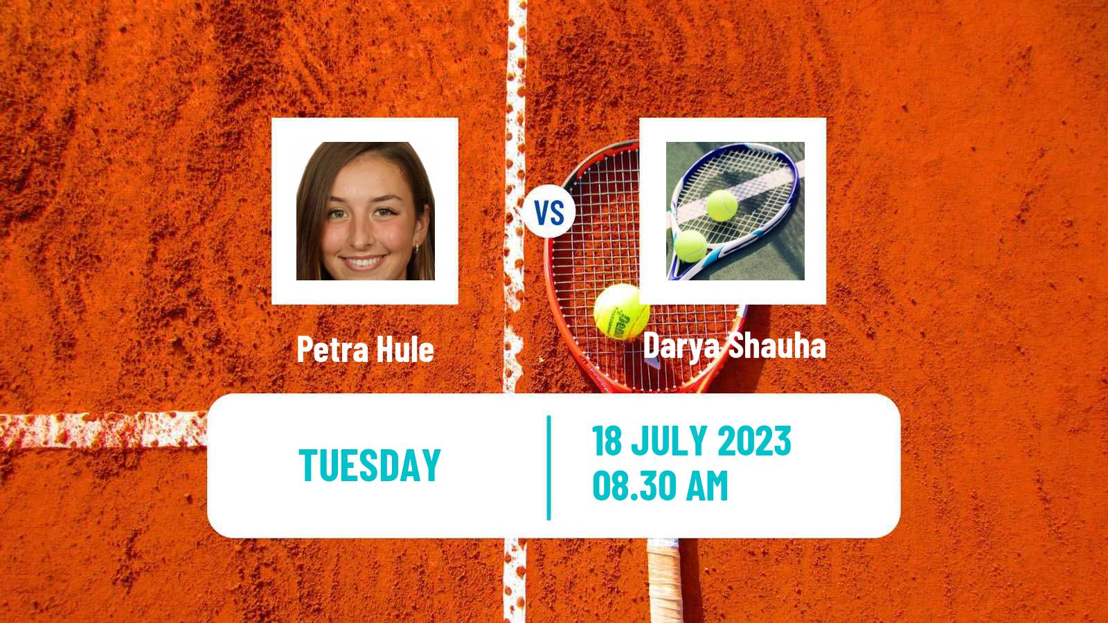 Tennis ITF W40 Porto 3 Women Petra Hule - Darya Shauha