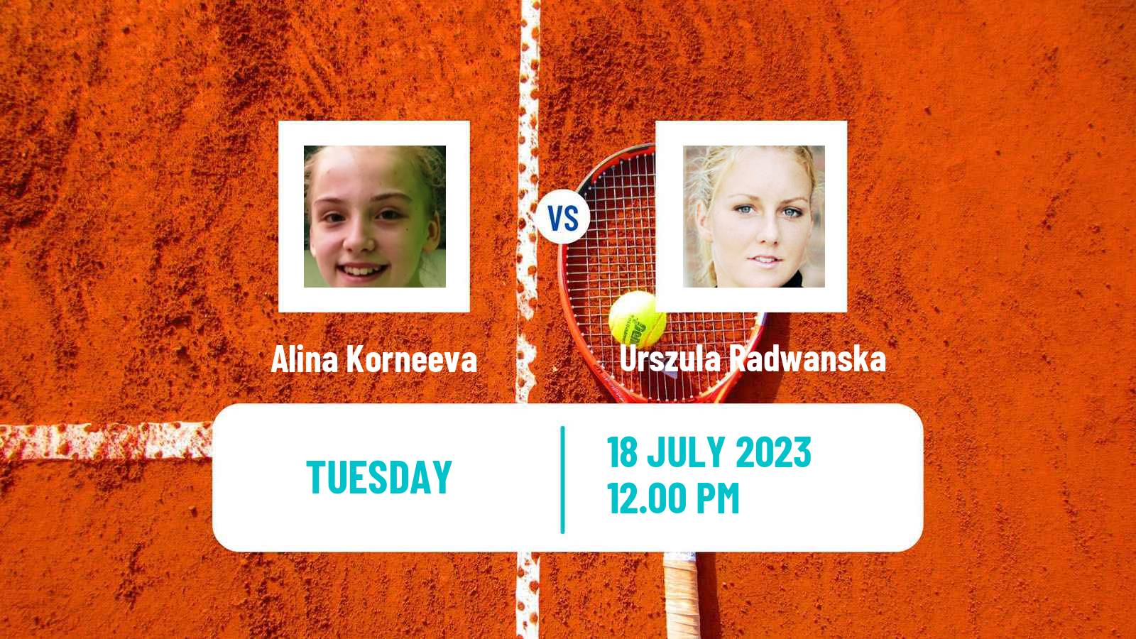 Tennis ITF W40 Porto 3 Women Alina Korneeva - Urszula Radwanska
